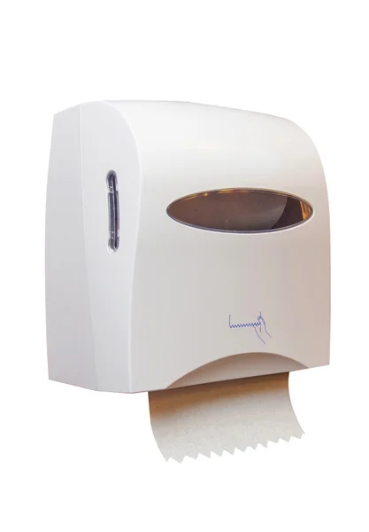 Tissue box on the wall in the bathroom — Stock Photo, Image