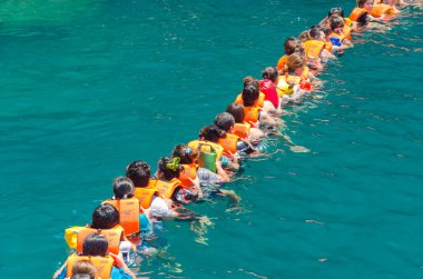 Trang, Tayland - 11 Haziran: Zümrüt Mağara ya da hamile mağara Haziran 