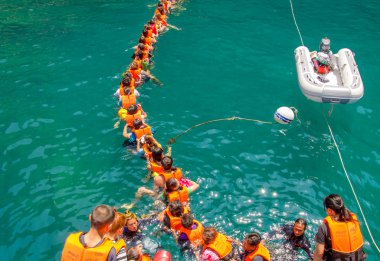Trang, Tayland - 11 Haziran: Zümrüt Mağara ya da hamile mağara Haziran 