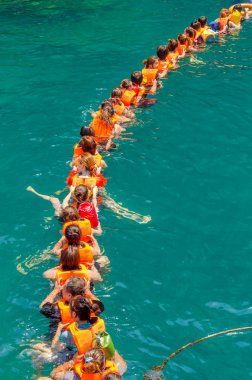 Trang, Tayland - 11 Haziran: Zümrüt Mağara ya da hamile mağara Haziran 