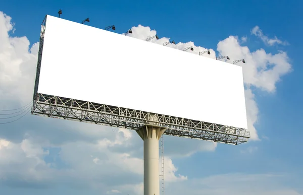 Blank billboard gotowy do nowej reklamy — Zdjęcie stockowe