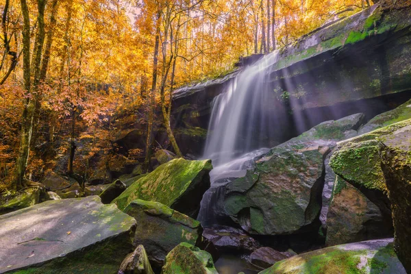 Cascata Parco Nazionale Phu Kradueng Loei Thailandia Bellissimo Paesaggio Cascate — Foto Stock