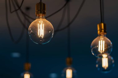 İç mimari için güzel Vintage Aydınlatma Dekorasyonu.