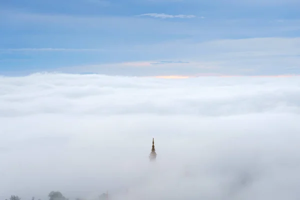 Hermoso Paisaje Montaña Niebla Khao Kho Phetchabun Tailandia Punto Vista —  Fotos de Stock