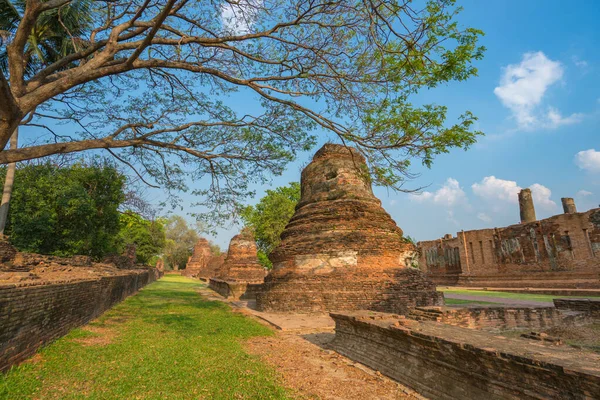 Ancient Temple Ayutthaya Thailand Temple Site Old Royal Palace Ancient — Stock Photo, Image