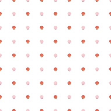 Deniz kabuğu pürüzsüz desen. Sualtı dünyası sakinleri yazdırdı.