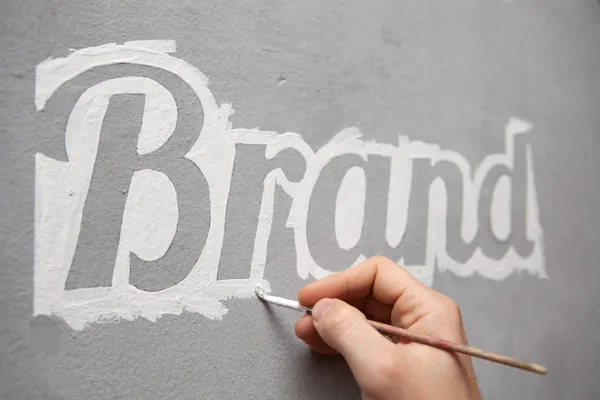 Creating a brand — Stock Photo, Image