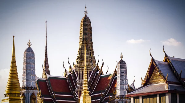 Stupa Doré Temple Bouddha Émeraude Wat Phra Rattana Satsadaram Wat — Photo