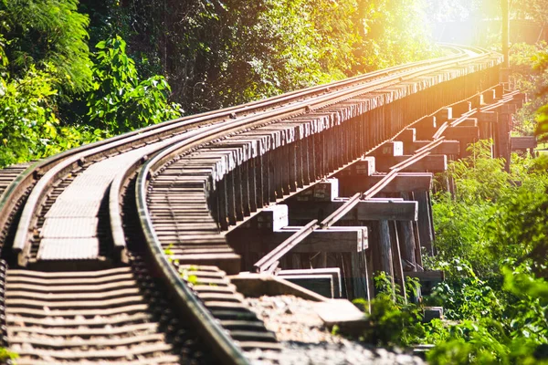 Chemin Fer Thaïlande Birmanie Chemin Fer Mort Est Construit Dans — Photo