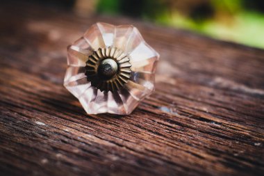 Vintage Cam Çekmece Çeker, Dresser için Düğmeler ya da Antika Pirinç Kolu