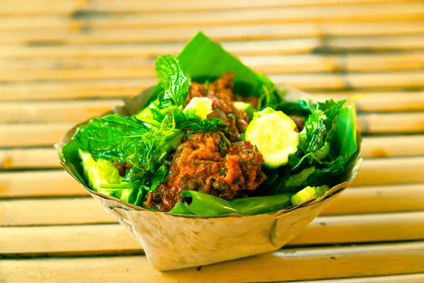 Thailändsk Mat Torkad Fisktårta Fish Cake Ekologisk Natur Paket — Stockfoto