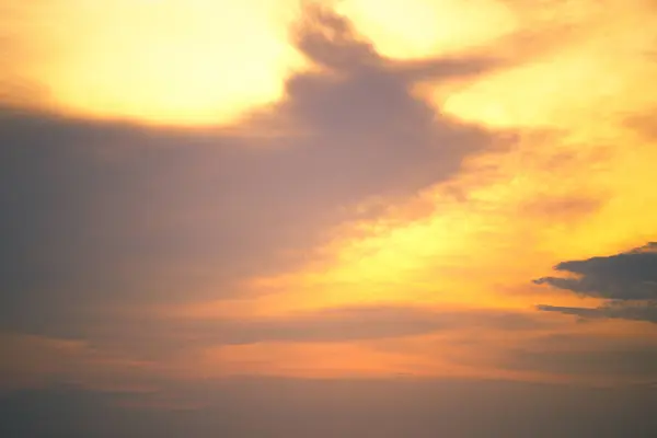 Nascer Sol Panorâmico Pôr Sol Céu Com Nuvens Coloridas Suaves — Fotografia de Stock