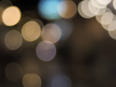 Renkli bulanık bokeh arkaplan, gece lambası.