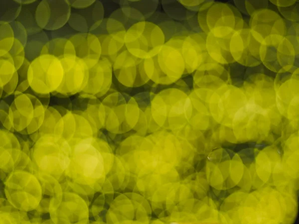 Abstract Background Blur Circle Bokeh Light Pattern Green Tone Color — 图库照片