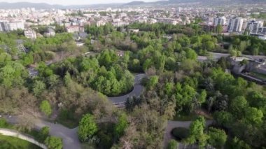 Sofya Hayvanat Bahçesi, Av Parkı ve Sofya Şehri 'nin havadan görünüşü