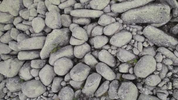 Stone Background Aerial View Fine Texture High Quality Footage — Vídeo de Stock