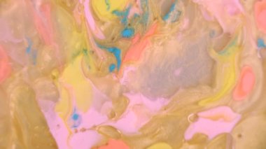 orange ink floating background texture cosmetic rotating . High quality 4k footage