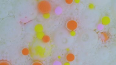 abstract shiny colored ink floating background texture. High quality 4k footage