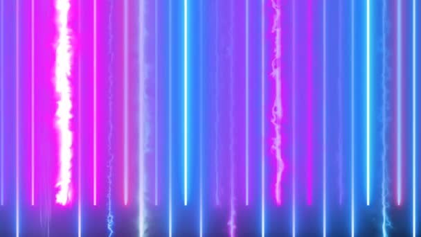 Abstract Neon Background Virtual Reality Concept High Quality Footage — Wideo stockowe
