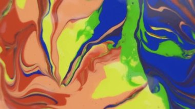 Igbtq dönen çok renkli sıvı. Yüksek kalite 4k görüntü