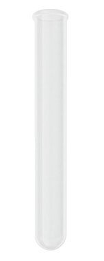 Beyaz arka plan üzerinde izole 3D boş test tüpü