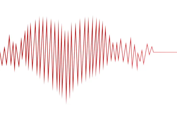 Abstracte hart cardiogram — Stockfoto