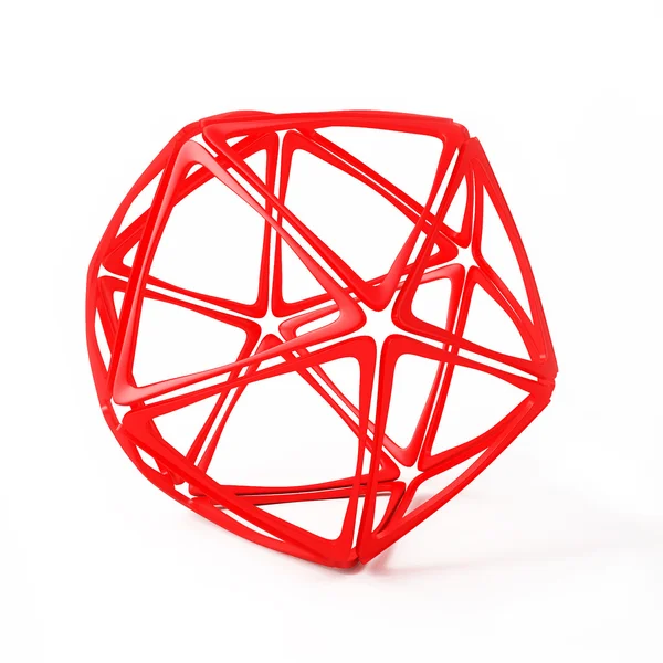 Design geométrico 3D abstrato — Fotografia de Stock
