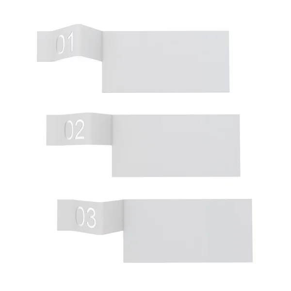 白の 3 d タブレット — ストック写真