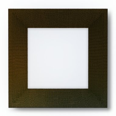 3B çerçeve deri ile kaplı