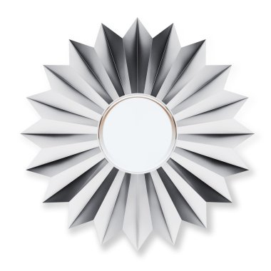arka plan üzerinde izole silver rozeti