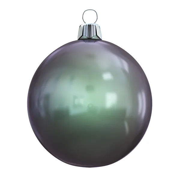 New Years Eve bauble blank. Christmas ball black. — Stock Photo, Image