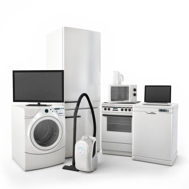 tüketici elektroniği tv buzdolabı elektrik süpürgesi mikrodalga çamaşır makinesi ve elektrikli Ocak