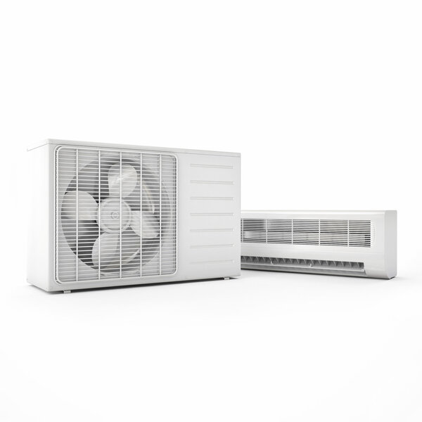 Air Conditioner on White Background