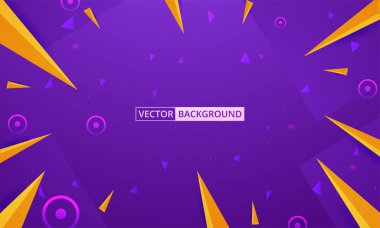 Soyut renkli geometrik izometrik arkaplan