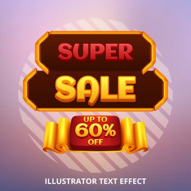 Süper Satış Modern Banner tasarım şablonu