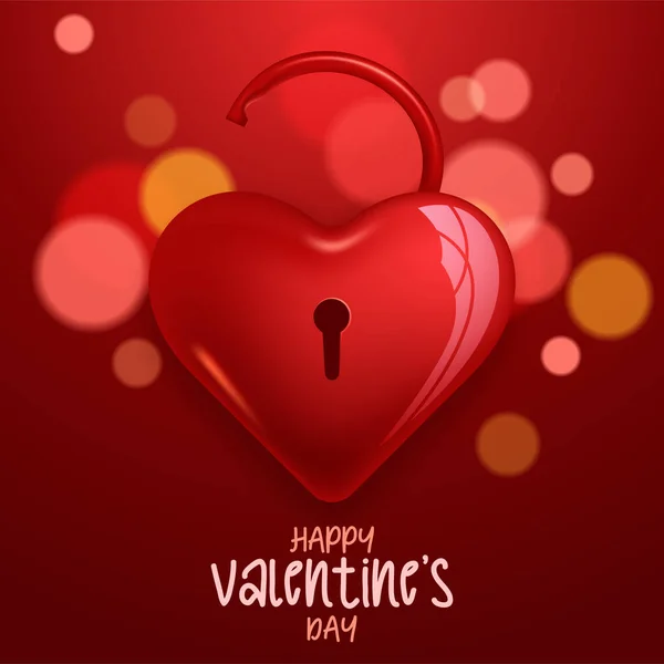 Valentines Day Background Romantic Composition Hearts Typography — Image vectorielle