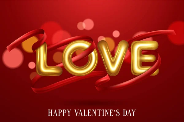 Valentines Day Background Romantic Composition — Image vectorielle