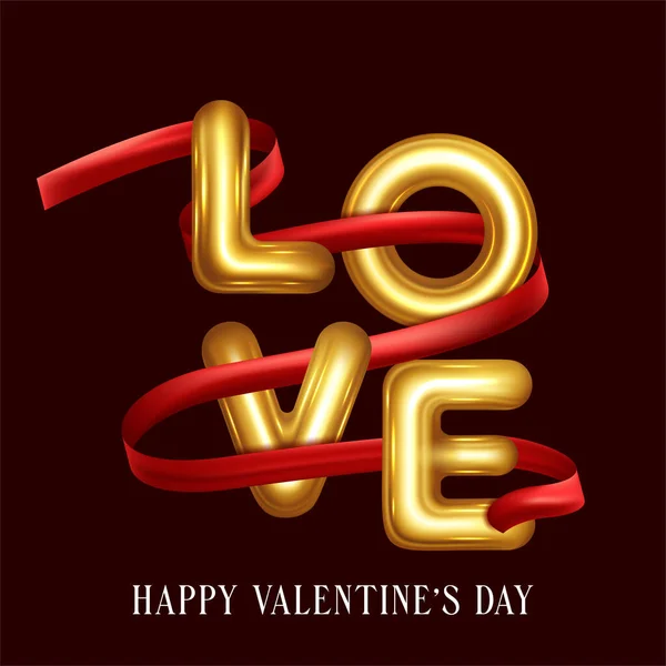 Valentines Day Background Romantic Composition Vektorgrafiken