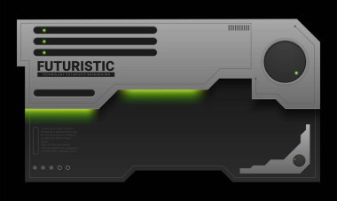 Cyberpunk retro futuristic poster. Vector Illustration