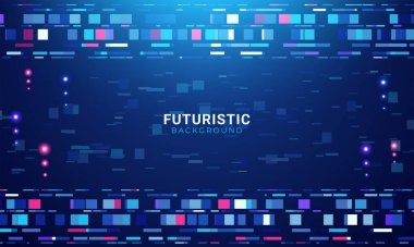 Wide Hi-tech digital technology concept