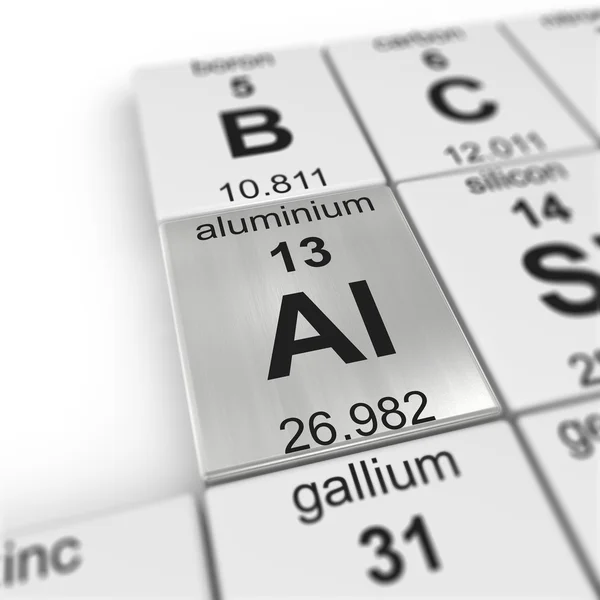 Aluminium — Stockfoto