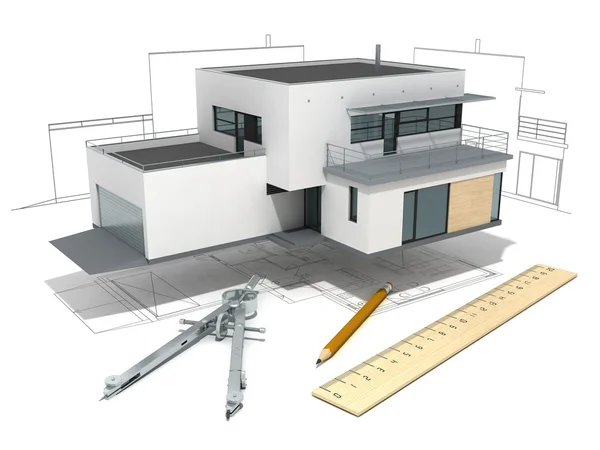 Proyecto de casa — Foto de Stock