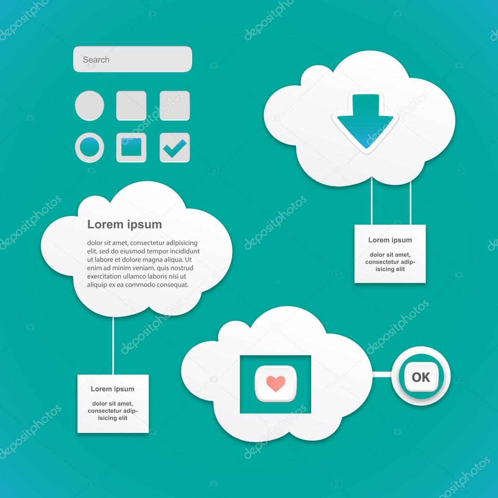 Infographic elements set