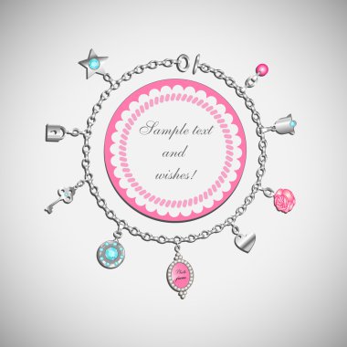 vektör doodle ile bileziği