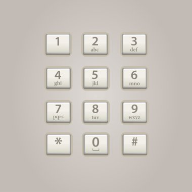 telefon için kullanıcı arabirimi tuş