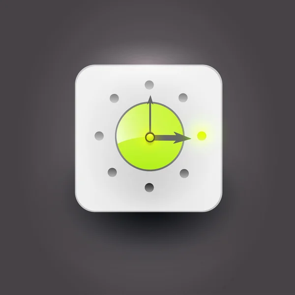 Icono del reloj despertador — Vector de stock