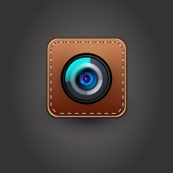 User interface camera icon