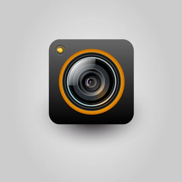 Icona della fotocamera per l'interfaccia utente — Vettoriale Stock