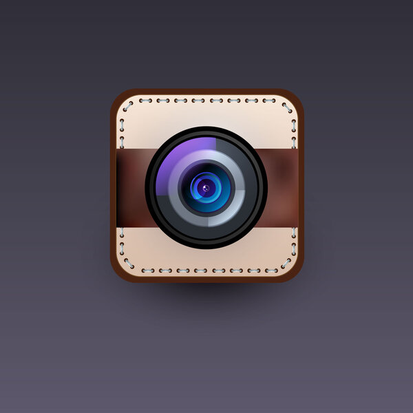 Camera icon for user interface