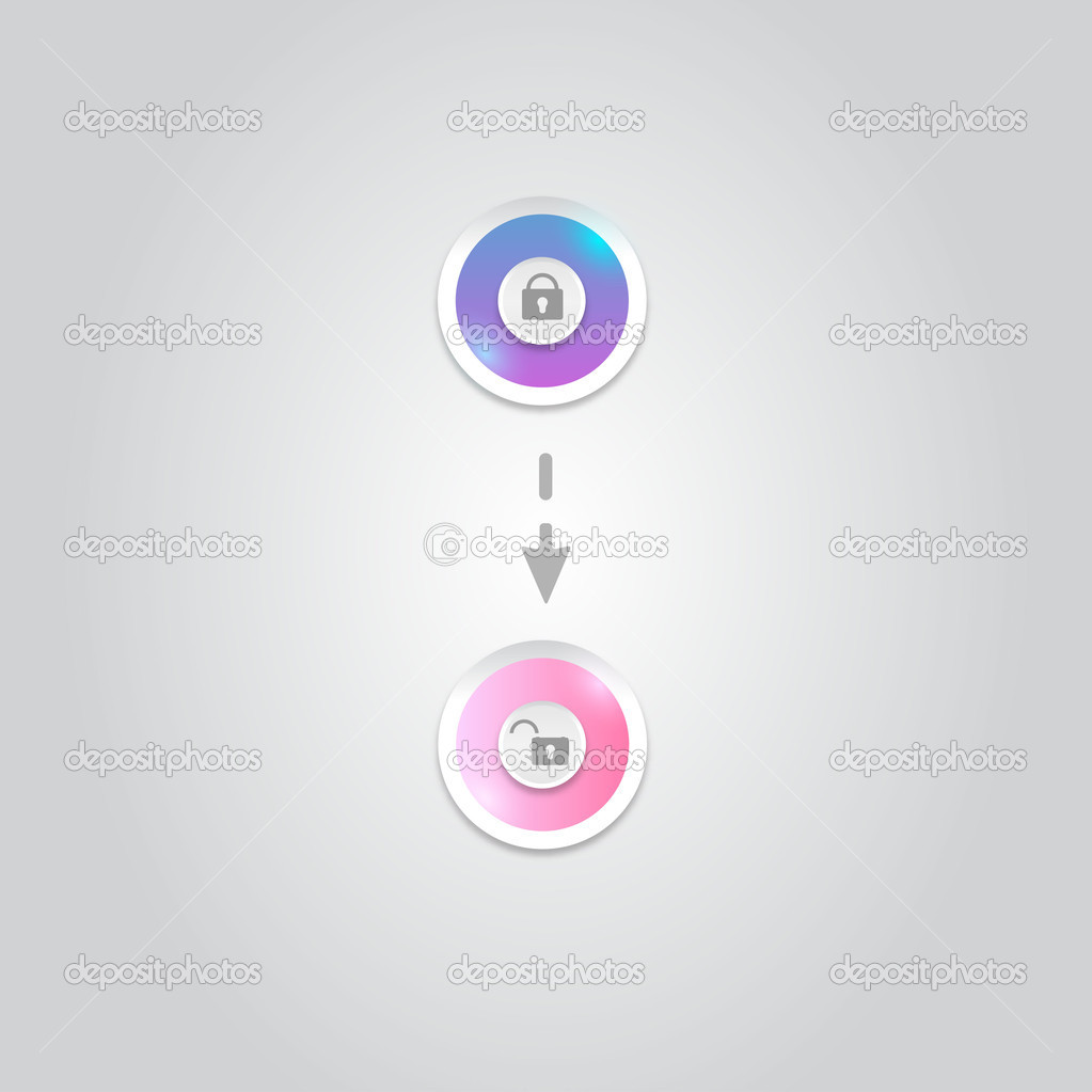 User interface unlock icon